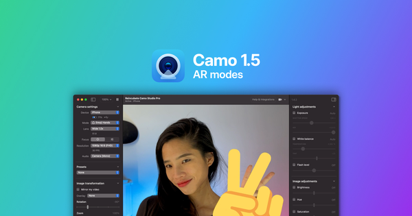 Introducing Camo 1.5: AR modes