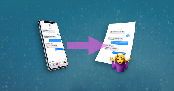 Cover image for: How to print text messages for use as evidence