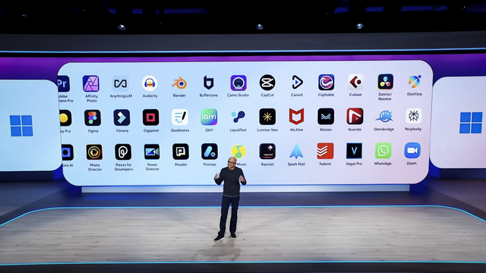 Camo at the Microsoft Build keynote