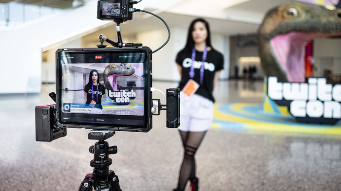 Camo Studio für iPad im Einsatz auf der TwitchCon 2023.