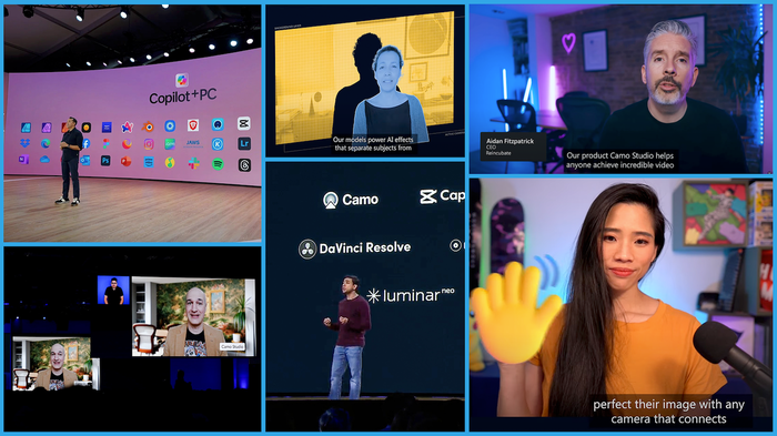 Camo im Rampenlicht bei Microsoft Build 2024, mit einigen Cameo-Auftritten des Teams.