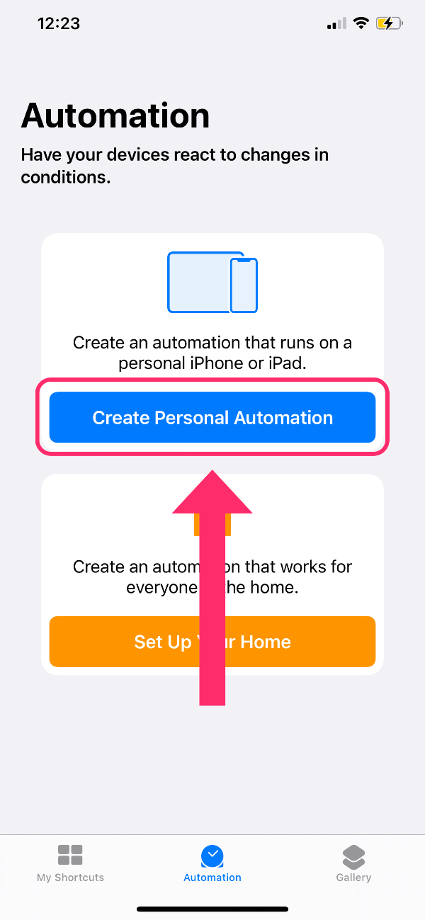 crea un’automazione personale