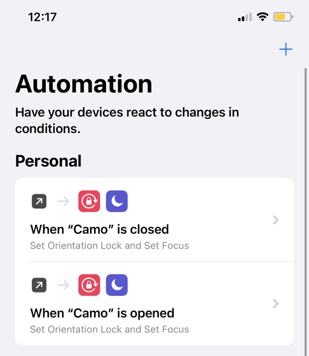 ecco come dovrebbero apparire le tue automazioni completate