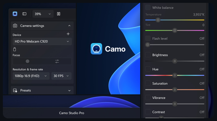 Camo pour Windows n’a jamais été aussi beau.