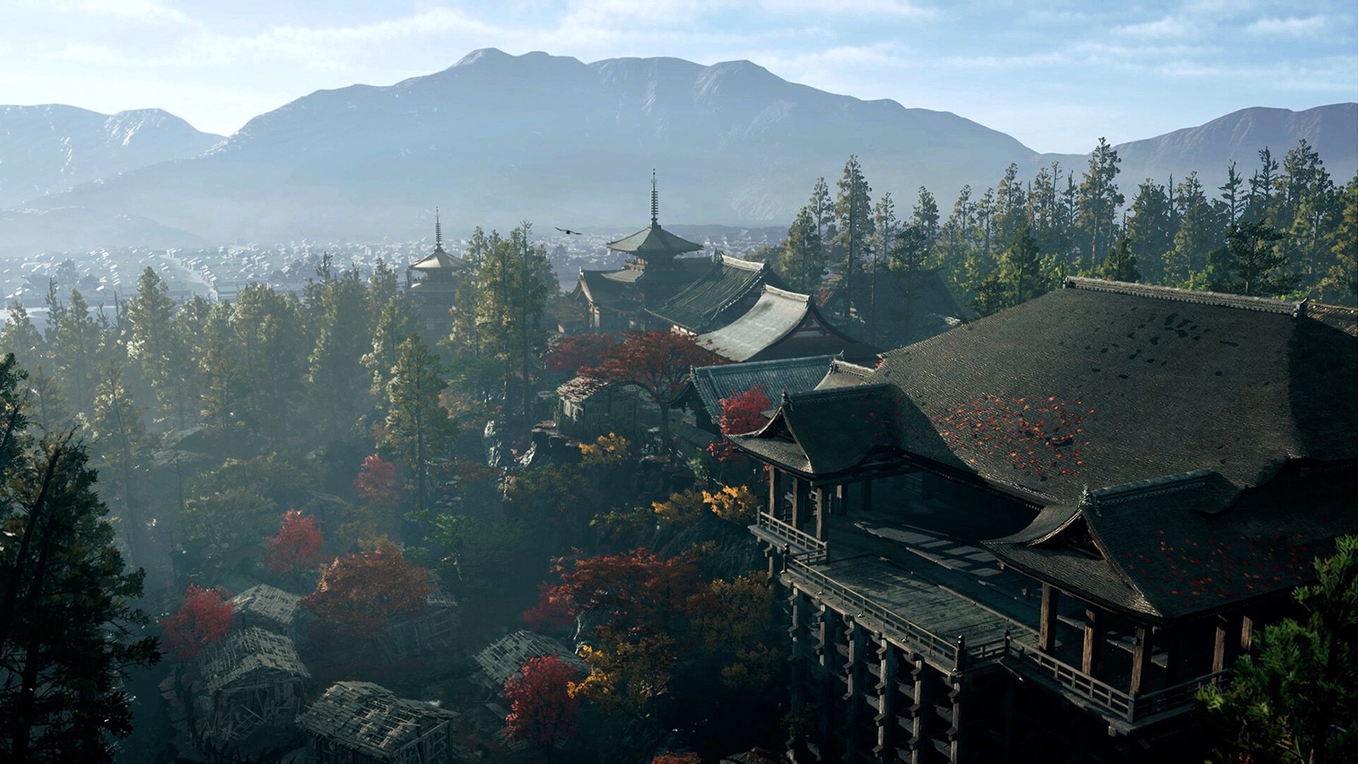 Фон Morning over Kyoto