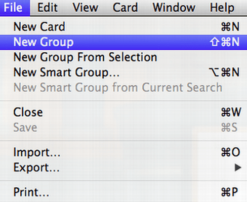 New group