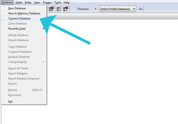 Open the Viber contacts database
