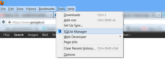 SQLite Manager